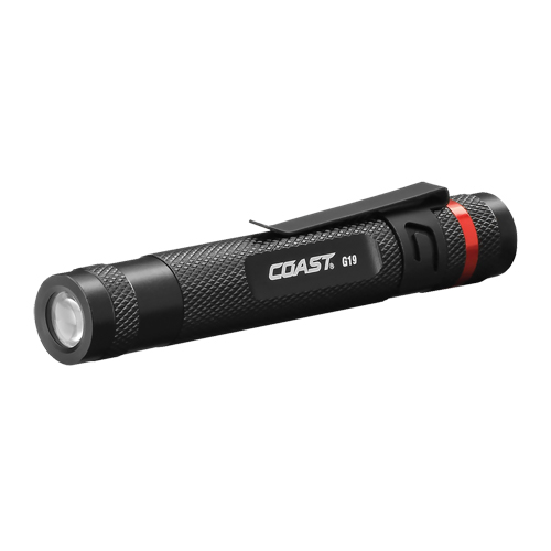 Lampe stylo G19, DEL, Corps en Aluminium, piles AAA, Compris Auto-Cam