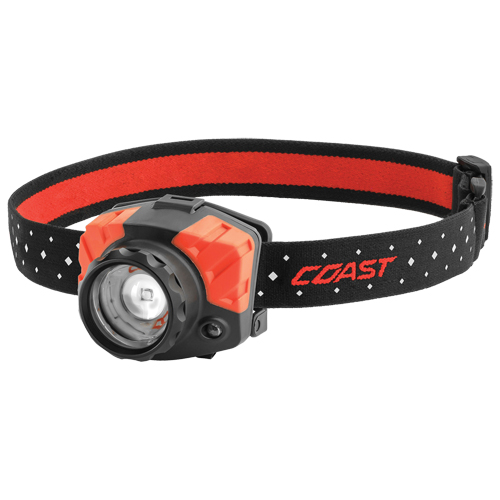 FL85 Headlamp, LED, 615 Lumens, 2.25 Hrs. Run Time, AAA Batteries Auto-Cam