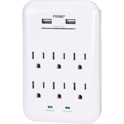 Chargeur USB Prime avec protection contre la surtension Auto-Cam