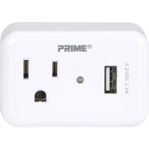 Chargeur USB Prime avec protection contre la surtension Auto-Cam