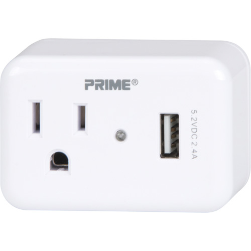 Chargeur USB Prime avec protection contre la surtension Auto-Cam