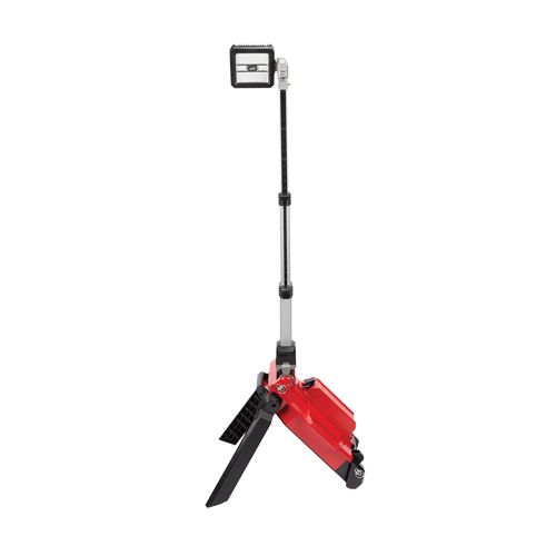 Tour d'&eacute;clairage double de chantier M18 Rocket avec cl&eacute; unique, DEL, 60 W, 5400 lumens, Boîtier en Plastique Auto-Cam