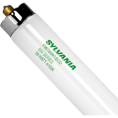 OCTRON&reg; 800 XV SUPERSAVER ECOLOGIC Fluorescent Lamps, 59 W, T8, 4100 K, 96" Long Auto-Cam