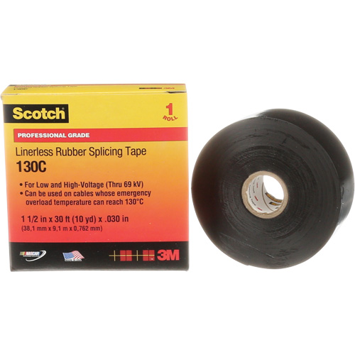 Ruban d'&eacute;pissure en caoutchouc sans doublure Scotch, 38 mm (1-1/2") " la, 9 m (30') " lo Auto-Cam