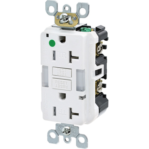 SmartlockPro&reg; Extra Heavy-Duty Self-Test GFCI Receptacle Auto-Cam