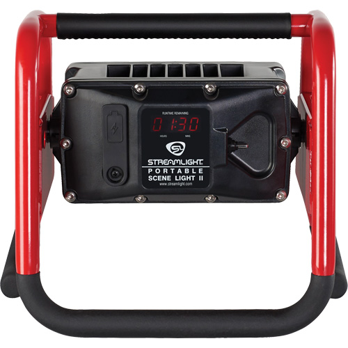 Rechargeable Portable Scene Light II, LED, 10000 Lumens, Plastic Housing Auto-Cam
