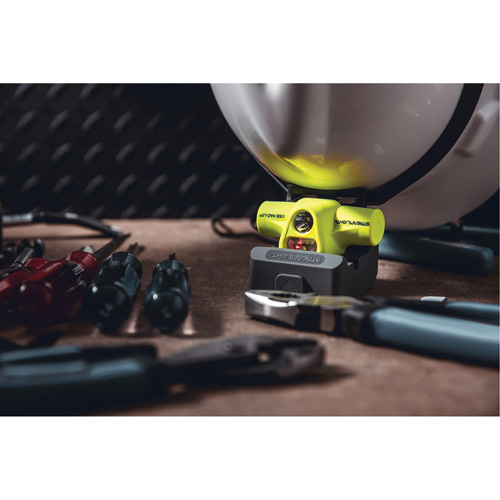 Lampe frontale &agrave; s&eacute;curit&eacute; intrins&egrave;que HAZ-LO USB, DEL, 250 lumens, 7 hres de fonctionnement, piles Rechargeable Auto-Cam