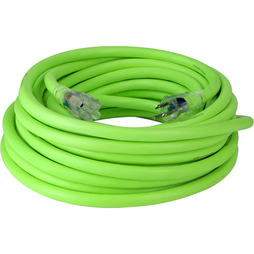 Flexzilla&reg; Pro Industrial Extension Cord, All-Weather, SJTW, 10/3 AWG, 15 A, 50' Auto-Cam
