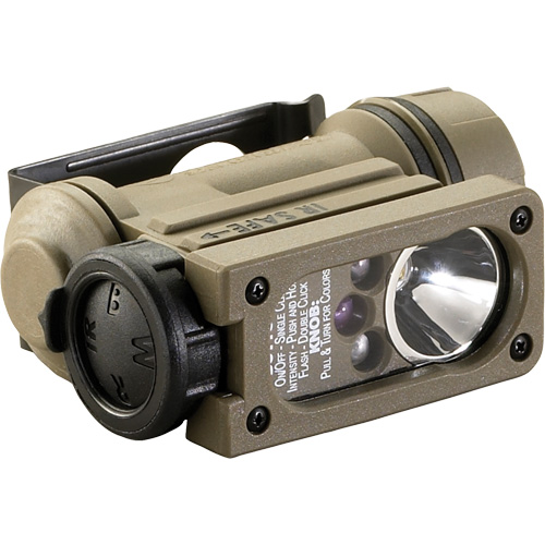 Lampe main libres Sidewinder Compact II, DEL, 55 lumens, 6 hres de fonctionnement, piles AA Auto-Cam