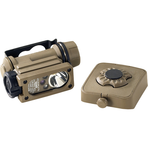 Sidewinder Compact&reg; II Military Model Hands Free Light, LED, 55 Lumens, 6 Hrs. Run Time, AA Batteries Auto-Cam