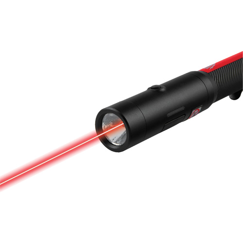Pen Light with Laser, LED, 250 Lumens, Rechargeable Batteries, Included Auto-Cam