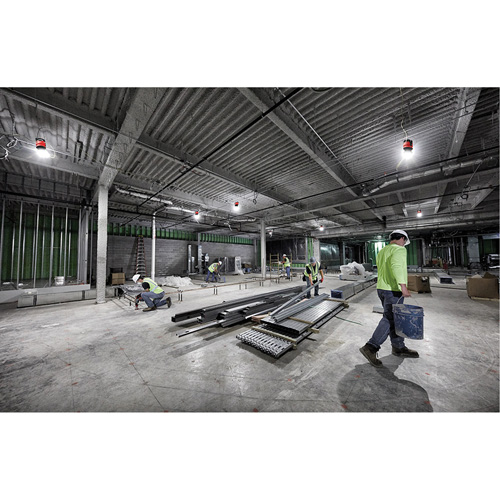 Lampe de chantier temporaire RADIUS, DEL, 130 W, 15000 lumens Auto-Cam