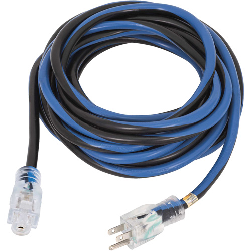 JLEC-1425S Contractor Grade Extension Cord, Indoor/Outdoor, SJTOW, 14 AWG, 15 A, 25' Auto-Cam