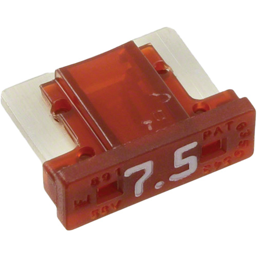 Fusible &agrave; lames pour automobiles LP de la s&eacute;rie MINI, Cartouche, 7,5 A, 58 V Auto-Cam
