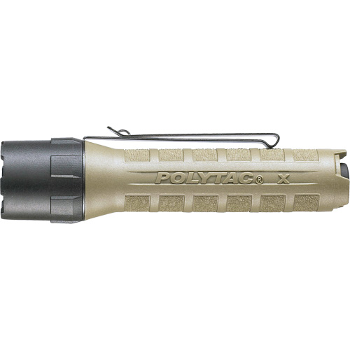 Polytac&reg; X Flashlight, LED, 600 Lumens, CR123A Batteries Auto-Cam