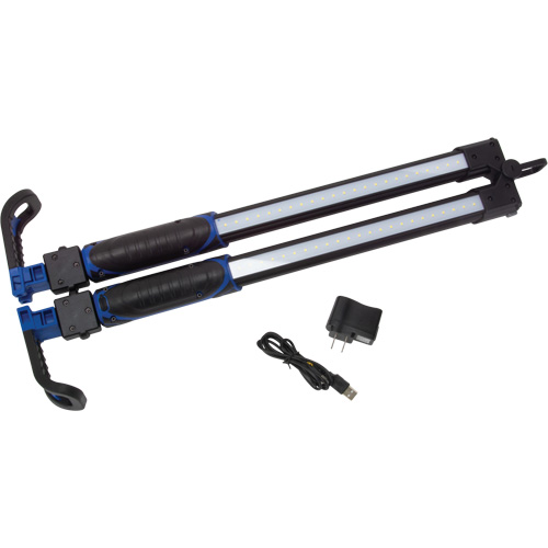 Foldable Underhood Work Light, Hook, Rechargeable, 1400 Lumens Auto-Cam