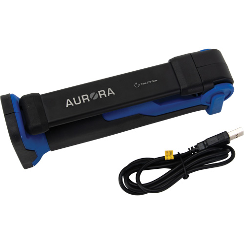 Baladeuse pliante/torsad&eacute;e, Magn&eacute;tique, Rechargeable, 350 lumens Auto-Cam