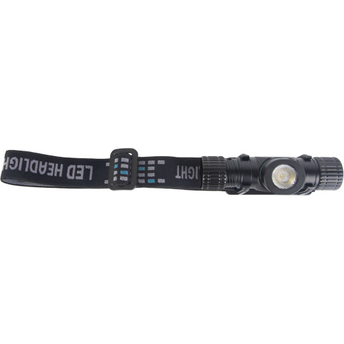 Magnetic Headlamp, LED, 1100 Lumens, 4.5 Hrs. Run Time, Rechargeable Batteries Auto-Cam