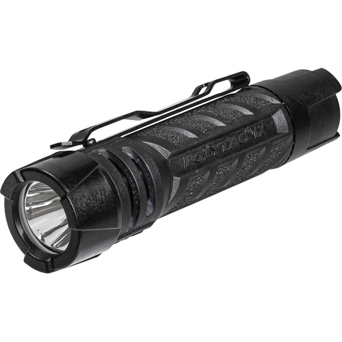 PolyTac&reg; 1X Flashlight, LED, 500 Lumens, Rechargeable Batteries Auto-Cam