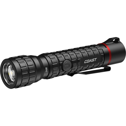 Lampe de poche &eacute;tanche G40R avec mise au point par rotation, DEL, 650 lumens, Piles Rechargeable Auto-Cam