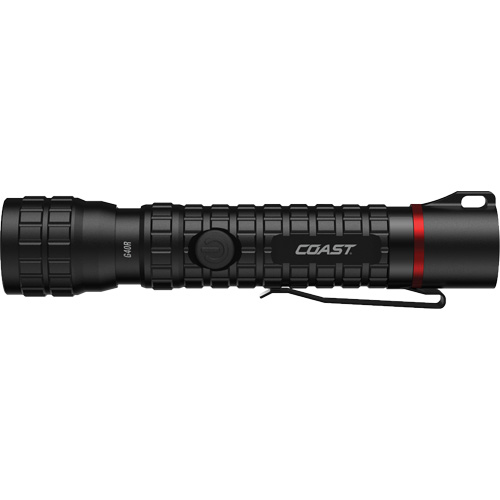 Lampe de poche &eacute;tanche G40R avec mise au point par rotation, DEL, 650 lumens, Piles Rechargeable Auto-Cam