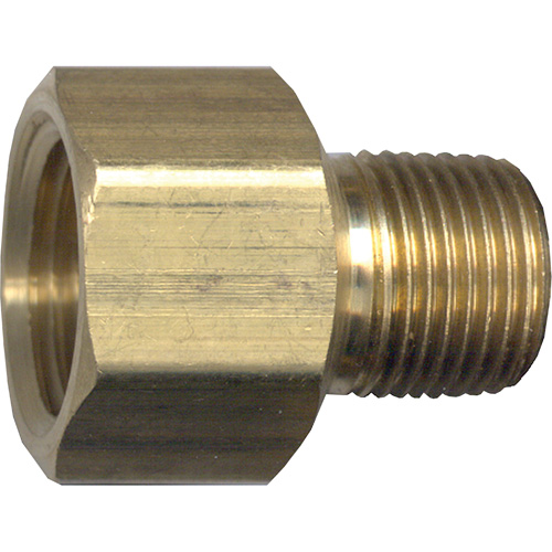 Pipe Adapter, FPT x NPT, 1/2" x 1/4" Dia., Brass Auto-Cam