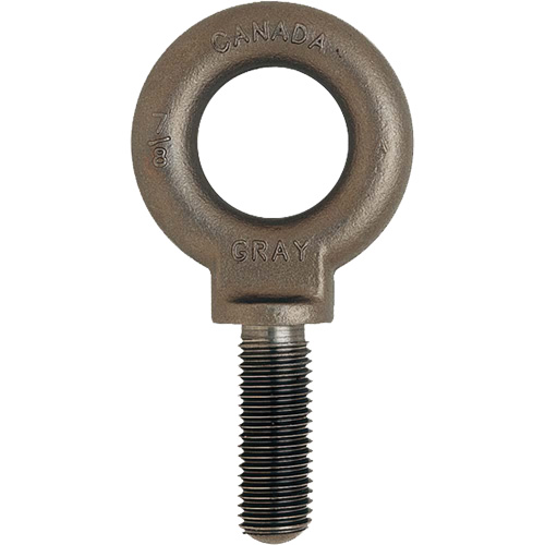 Eye Bolt, 3/4" Dia., 1" L, Uncoated Natural Finish, 650 lbs. (0.325 tons) Capacity Auto-Cam