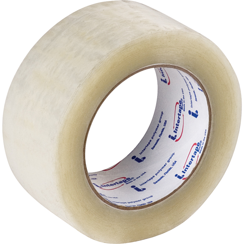 Box Sealing Tape, Hot Melt Adhesive, 1.6 mils, 50 mm (2") x 132 m (433') Auto-Cam
