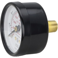 Pressure Gauges, 1-1/2" , 0 - 4000 psi, Back Mount, Analogue Auto-Cam