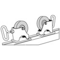 Support Adjust-A-Rolls, Capacit&eacute; de chargement 1000 lb, Capacit&eacute; max. de tuyau 36" Auto-Cam