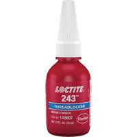 Threadlocker 243 Oil Tolerant, Blue, Medium, 10 ml, Bottle Auto-Cam