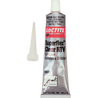 Superflex RTV Silicone Adhesive Sealant, Tube, Clear Auto-Cam