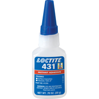 431 Surface Insensitive Instant Adhesive, Clear, Bottle, 20 g Auto-Cam