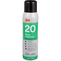 20 Heavy Duty Spray Adhesive, Clear, Aerosol Can Auto-Cam