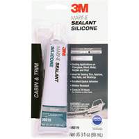 Marine Grade Silicone Sealant, 3 oz., Tube, Clear Auto-Cam