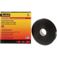 Ruban isolant en vinyle Scotch, 19 mm (3/4") x 33 m (108'), Noir, 10 mils Auto-Cam