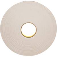 Double-Coated Foam Tape, 66 m (216') L x 12.7 mm (1/2") W, 31 mils, Polyethylene Auto-Cam