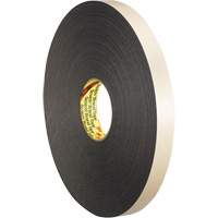 Double-Coated Foam Tape, 33 m (108') L x 12.7 mm (1/2") W, 62 mils, Polyethylene Auto-Cam