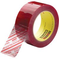 Scotch&reg; Security Message Box Sealing Tape 3779, Acrylic Adhesive, 1.8 mils, 48 mm (2") x 914 m (2998') Auto-Cam