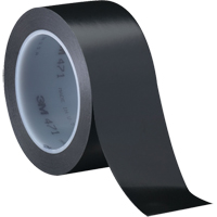 Ruban en vinyle 471, 12 mm (1/2") la x 32,9 m (108') lo, 5,3 mils, Noir Auto-Cam
