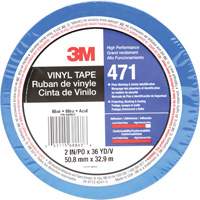 Ruban en vinyle 471, 50,8 mm (2") la x 32,9 m (108') lo, 5,2 mils, Bleu Auto-Cam