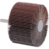 Mounted Flap Wheel, A80 Grit, 3" x 2" x 1/4" Auto-Cam