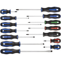 JTSD-14S Ergonomic Screwdriver Set, 14 Pcs. Auto-Cam