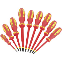 JISD-9S VDE Insulated Screwdriver Set, 9 Pcs. Auto-Cam