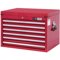 PMC2706 Pro Series Toolbox Combo, 17-7/8" D x 26" W x 18-15/16" H, Red Auto-Cam