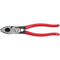 Lineman's Dipped Grip Pliers with Thread Cleaner Auto-Cam