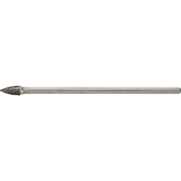 Solid Carbide Burr, SG-1L6, 1/4" Dia., 1/4" Shank, 1/2" Depth of Cut Auto-Cam