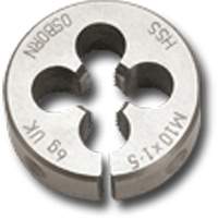 Round Die, 5/16"-22 Thread, High Speed Steel Auto-Cam
