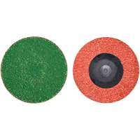 Zirc Plus Quick-Change Cloth Disc, 2" Dia., 40 Grit, Zirconia Alumina Auto-Cam