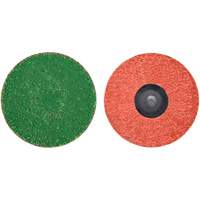 Zirc Plus Quick-Change Cloth Disc, 3" Dia., 120 Grit, Zirconia Alumina Auto-Cam